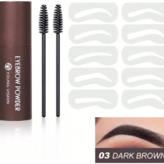Multifunction Eyebrow Powder Kit - 03 Dark Brown