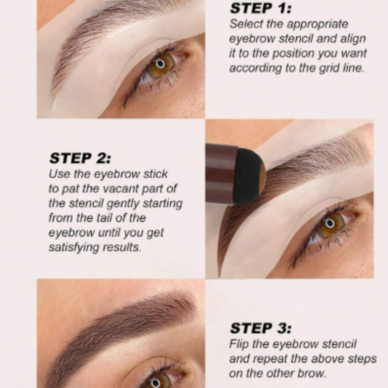 Multifunction Eyebrow Powder Kit - 03 Dark Brown