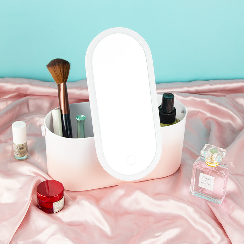 Portable Beauty Mirror With Lamp